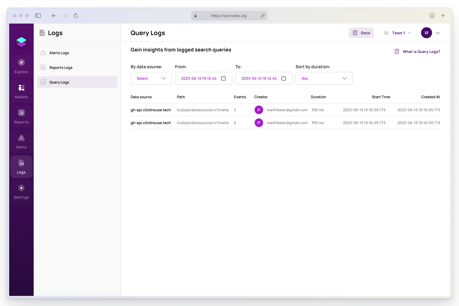 Query Logs